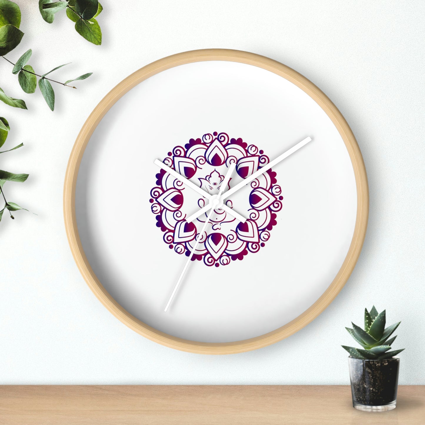 Ganeshae Printed Wall clock