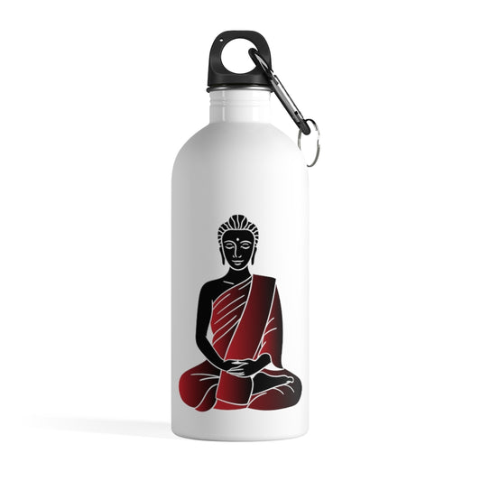 Red Buddha Printed Water Bottle