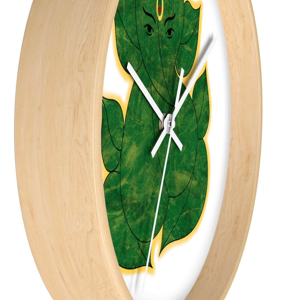 Leaf Ganesha Printed Wall clock