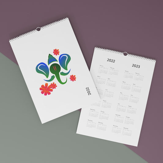 Ganpati Printed Wall Calendar