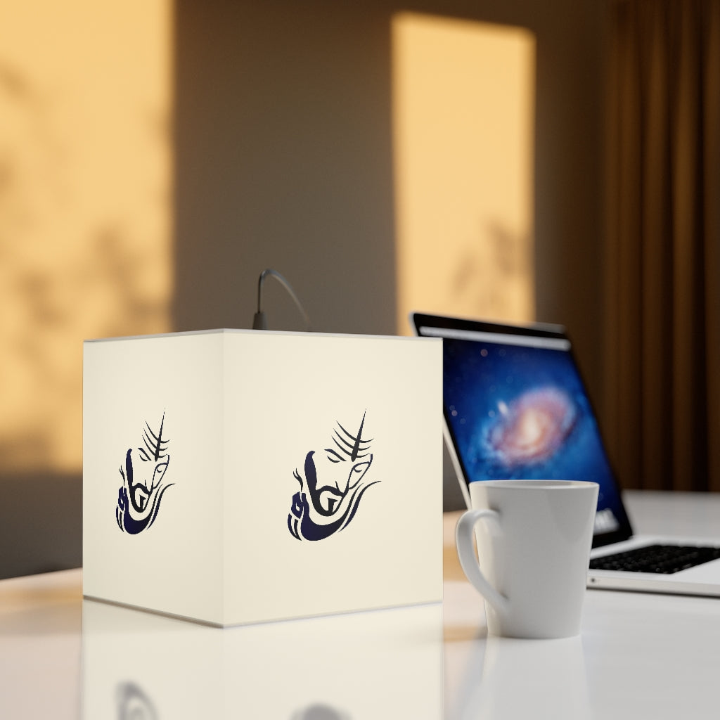 Shankaray Namah Printed Light Cube Lamp