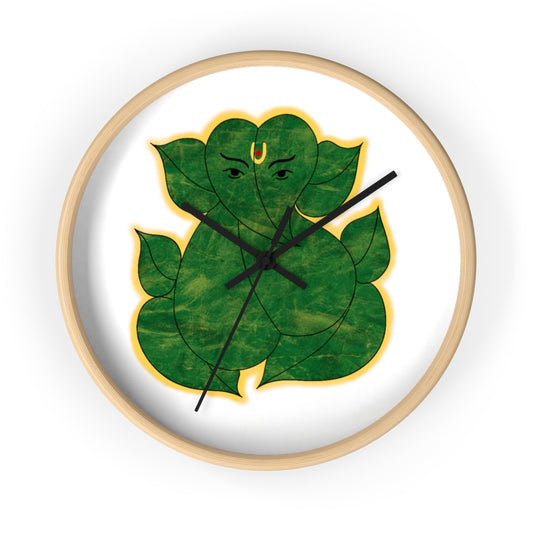 Leaf Ganesha Printed Wall clock