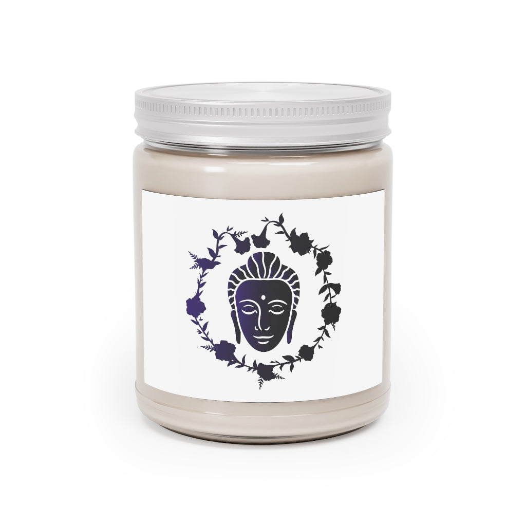 Kamal Budha Printed Scented Candle