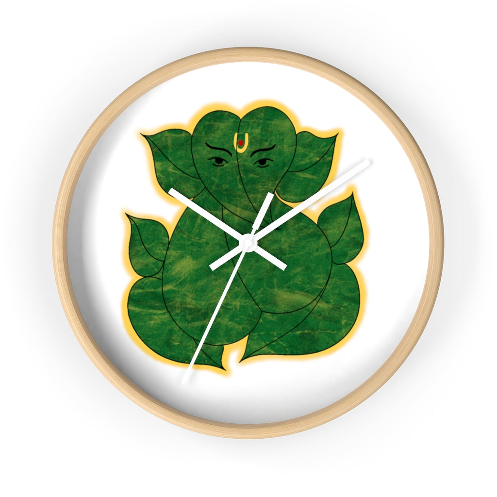 Leaf Ganesha Printed Wall clock