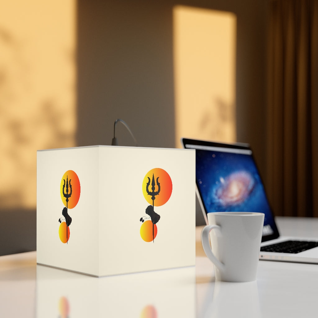Shivrule Printed Light Cube Lamp