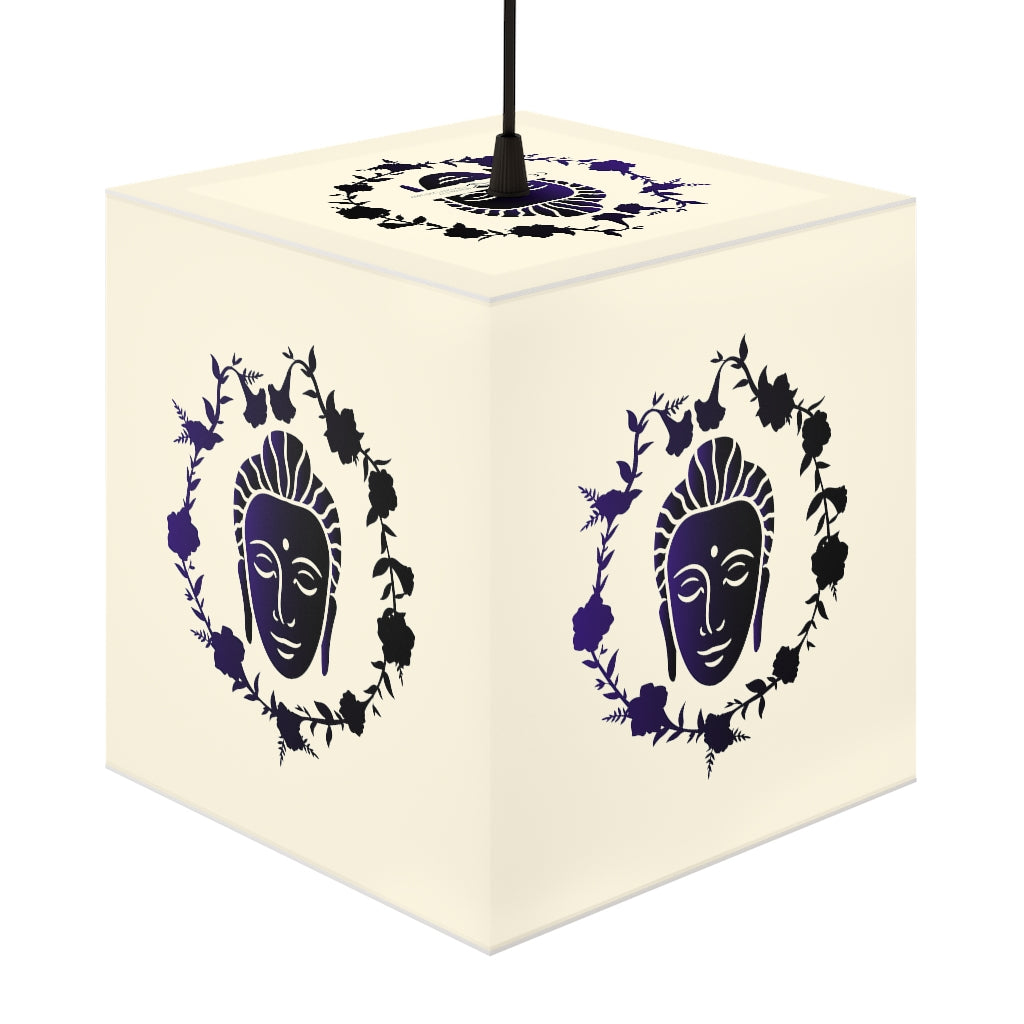 Kamal Buddha Printed Light Cube Lamp