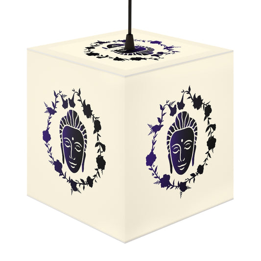 Kamal Buddha Printed Light Cube Lamp