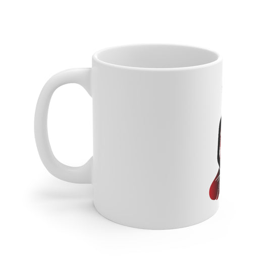 Red Budha Printed Coffee Mug