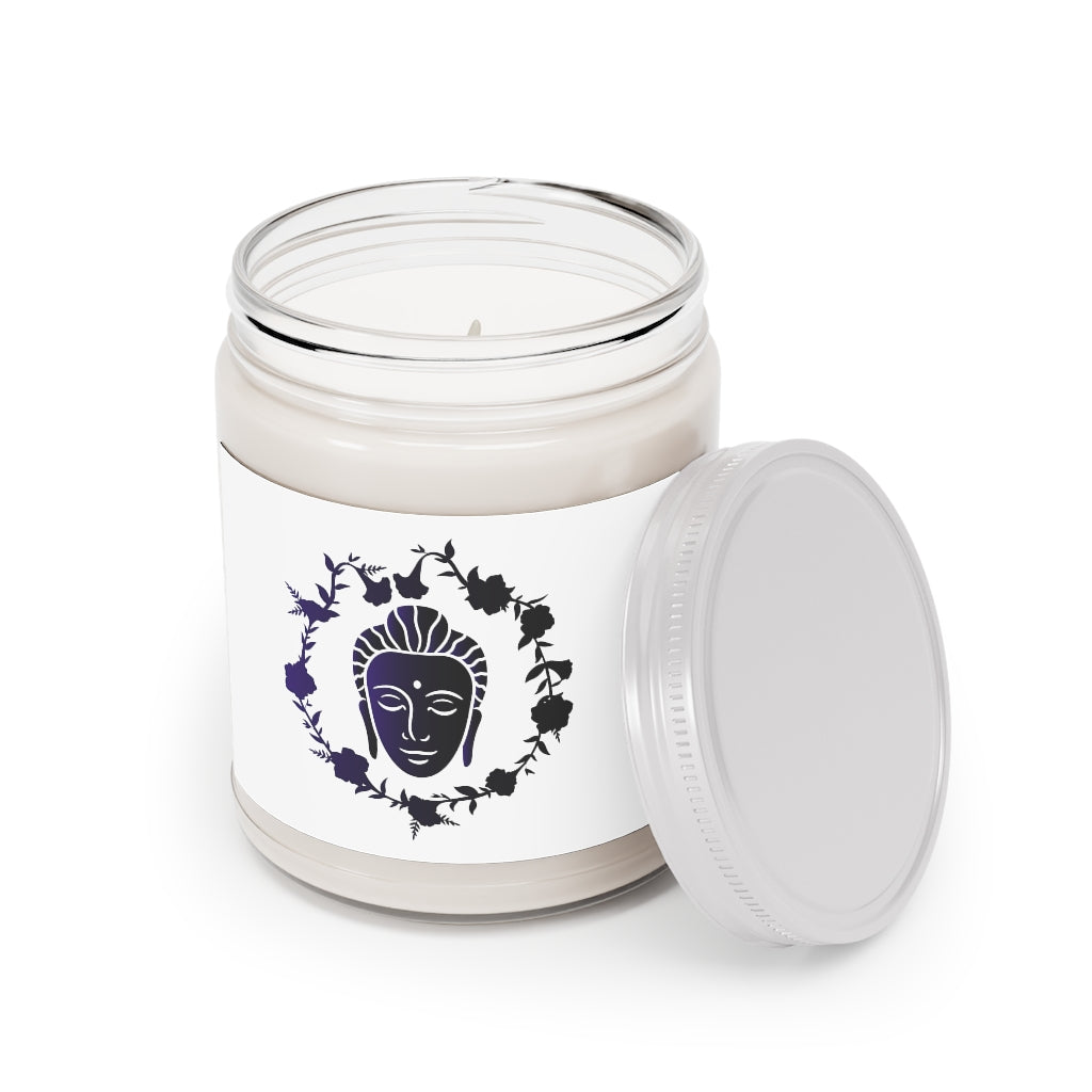 Kamal Budha Printed Scented Candle
