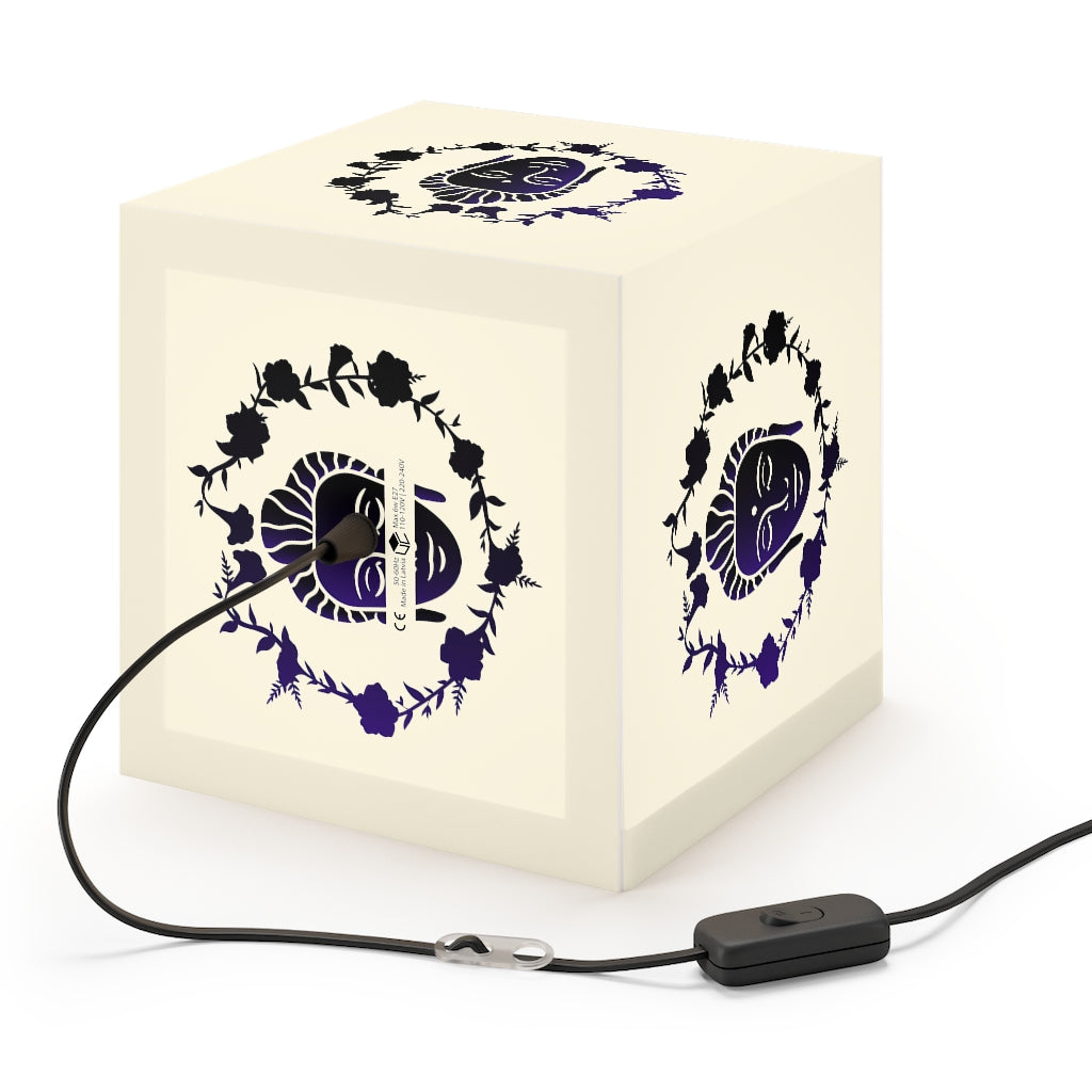 Kamal Buddha Printed Light Cube Lamp