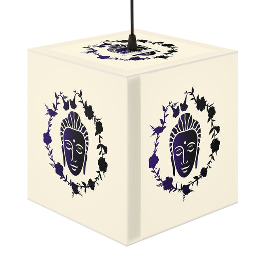 Kamal Buddha Printed Light Cube Lamp