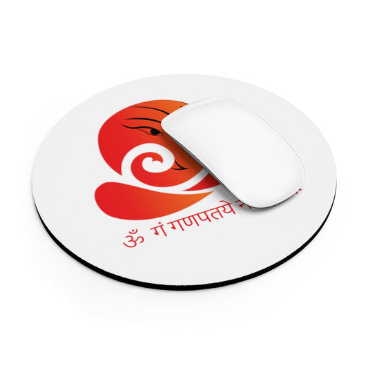 Ganesha Mantra Printed Mouse Pad