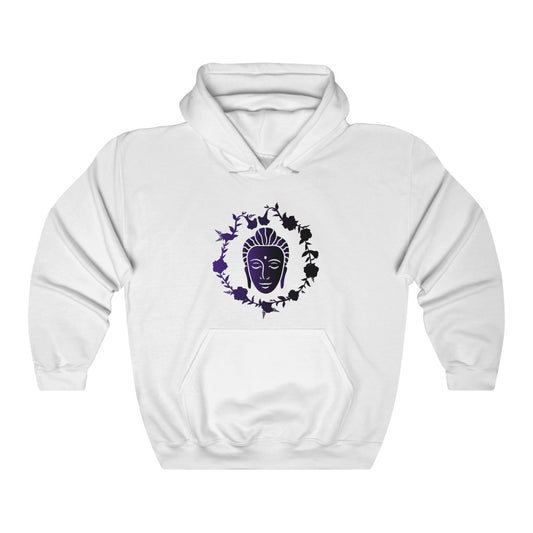Kamal Budha Printed Hooded Sweatshirt for Women