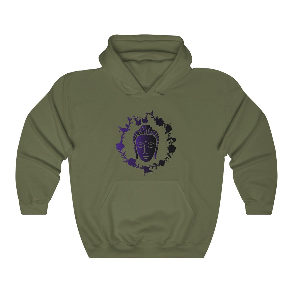 Kamal Buddha Printed Hooded Sweatshirt