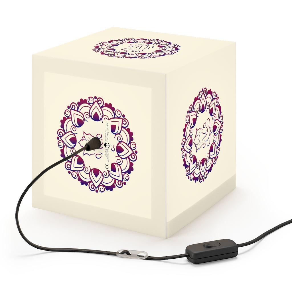 Ganeshae Printed Light Cube Lamp
