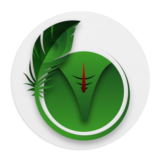 Ganeshaynamo Printed Round Mouse Pad