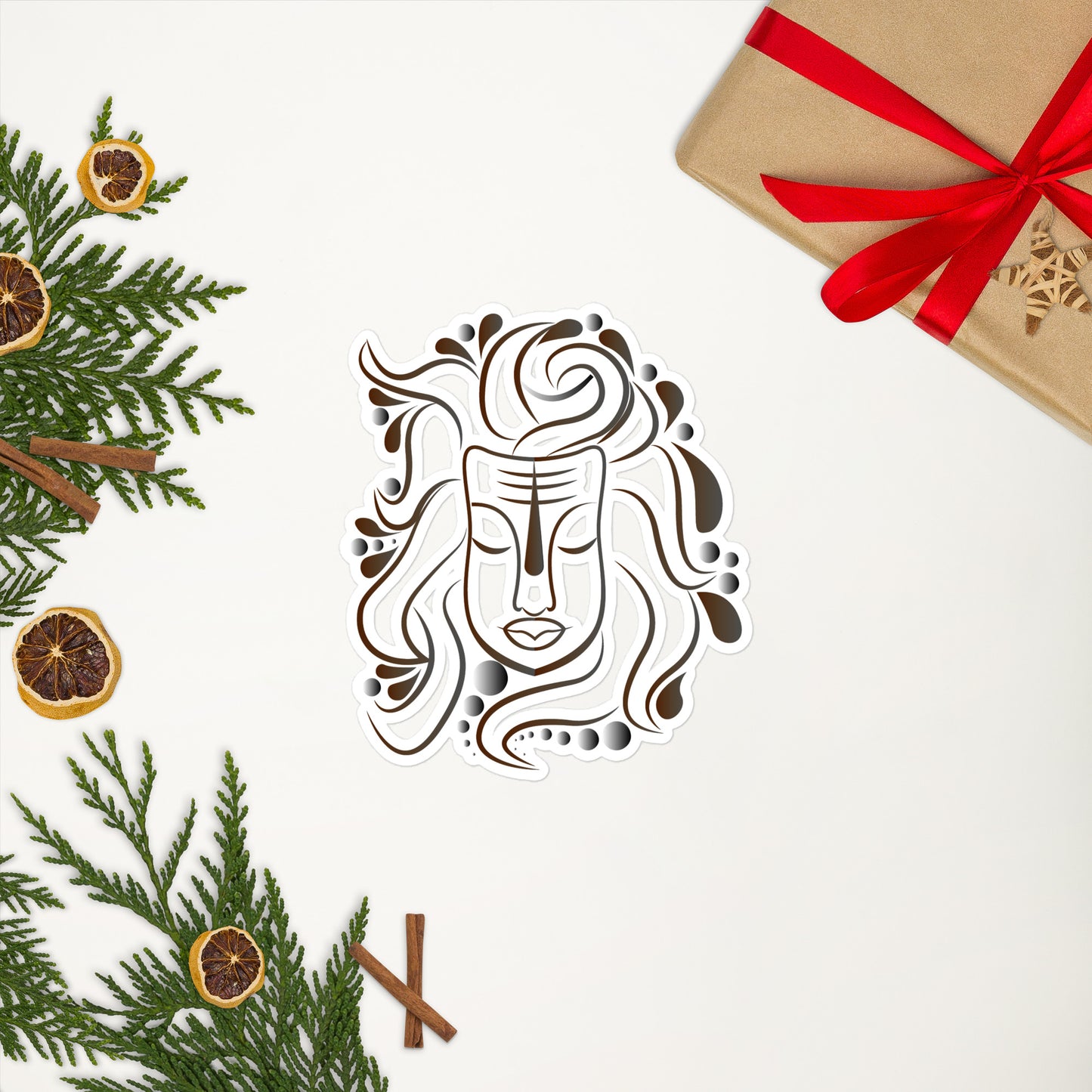 Vishwanatha Printed Sticker