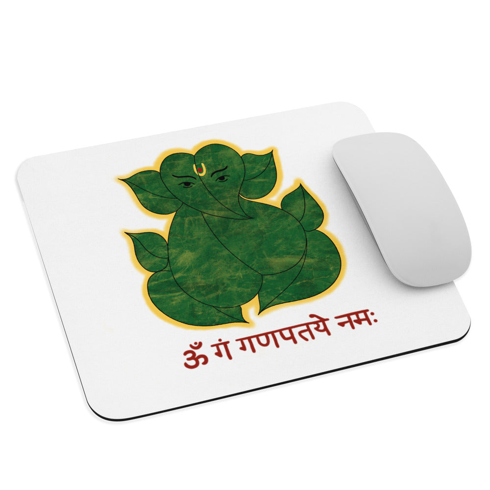 Leaf Ganesha Printed Mouse Pad