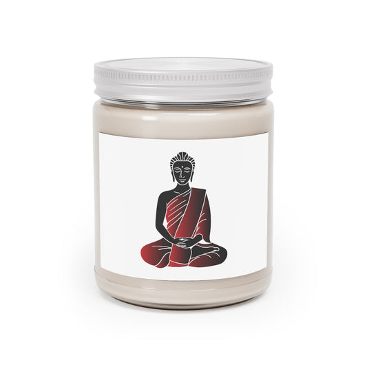 Red Buddha Printed Scented Candles, 9oz